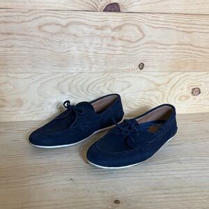 Sperry  Navy slim Boat Shoes size 10